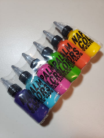 Napalm Colors Powder Pigment                             Set #2                 6-1oz Bottles