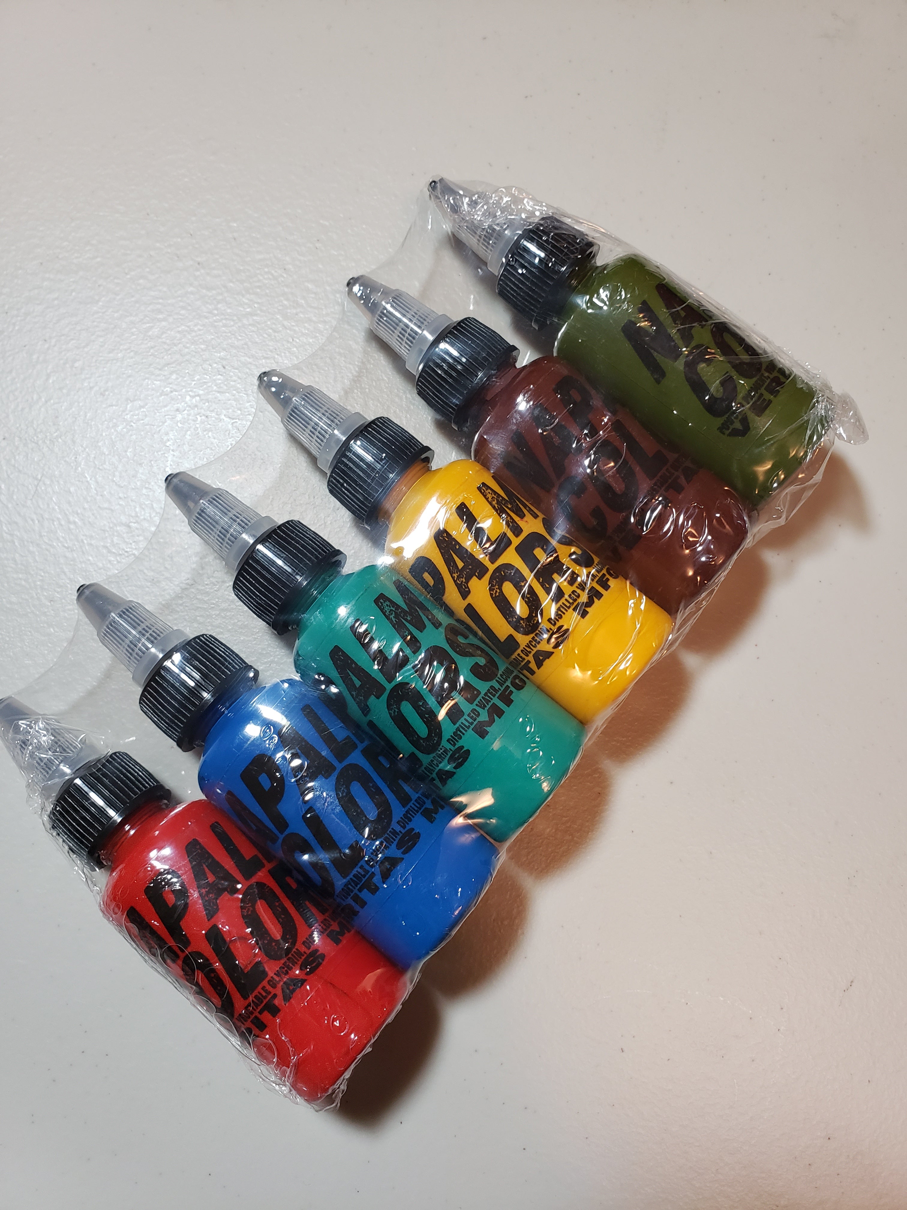 Napalm Colors Powder Pigment                        Set #1         6-1oz bottles.